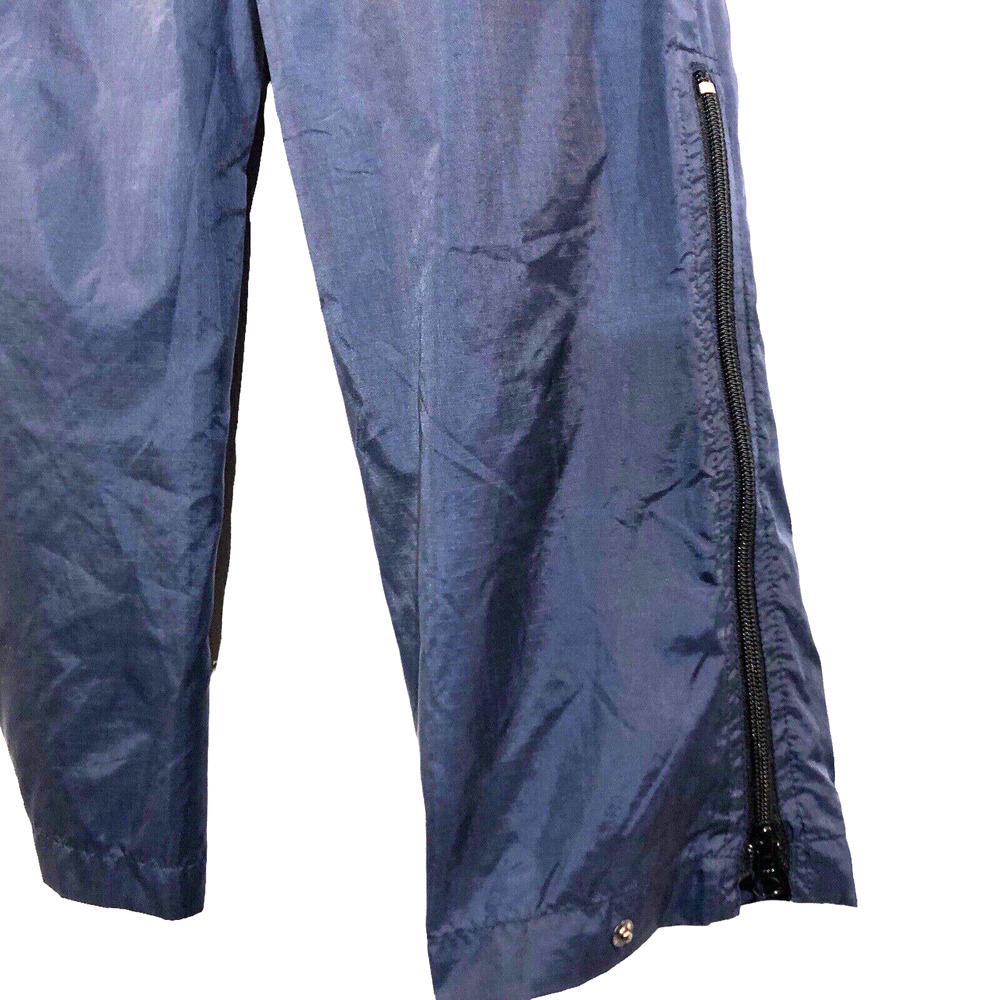 Helly Hansen Navy Nylon Shell Pants Sz L | Waterproof Outdoor Windbreaker - Picture 6 of 9